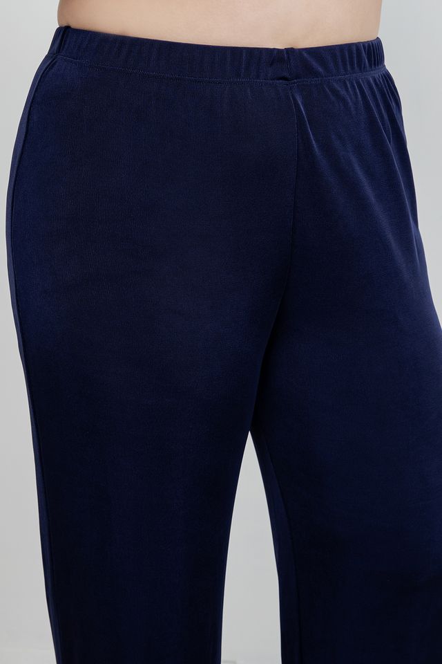 Pants Vikki Vi Classic Navy Pull-On Pant