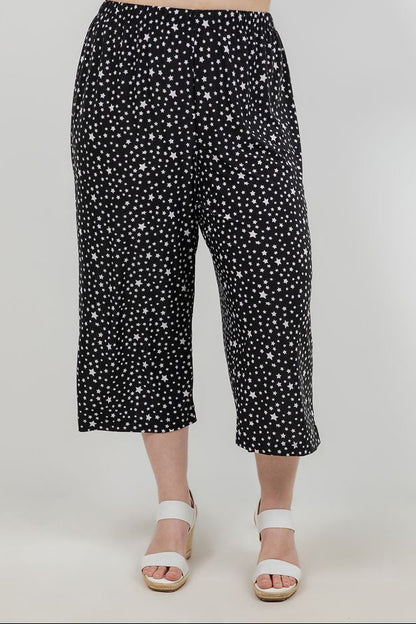 Pants Vikki Vi Jersey Stars Crop Pants