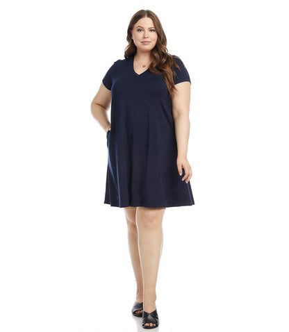dress Plus Size Quinn V-Neck Pocket Dress