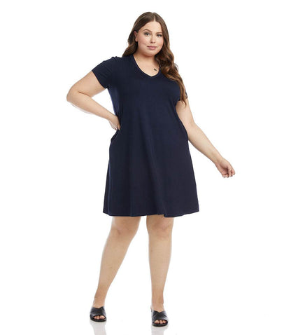 dress Plus Size Quinn V-Neck Pocket Dress