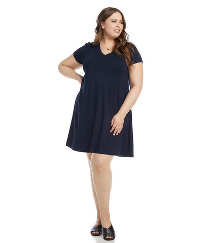 dress Plus Size Quinn V-Neck Pocket Dress