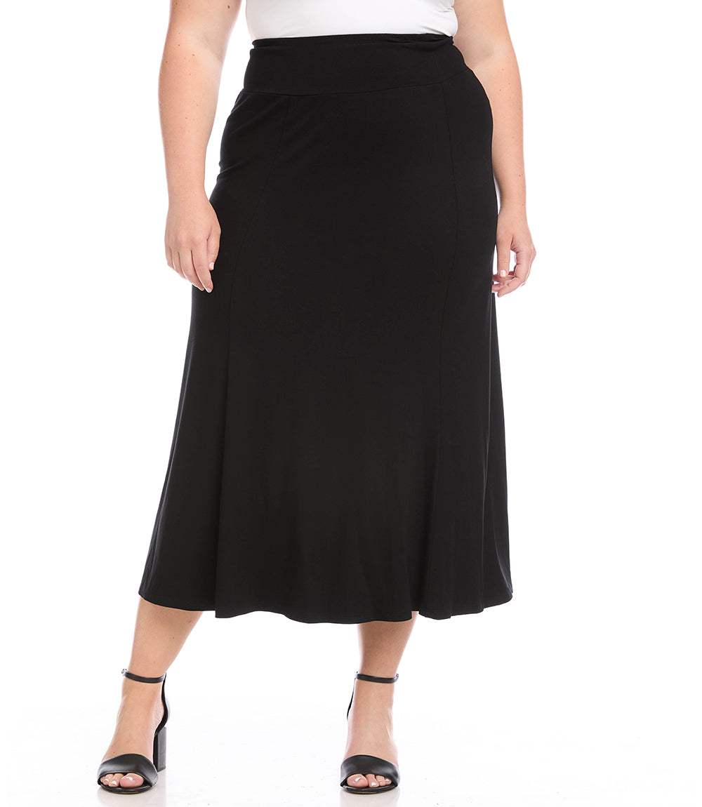 bottom Plus Size Maxi Skirt