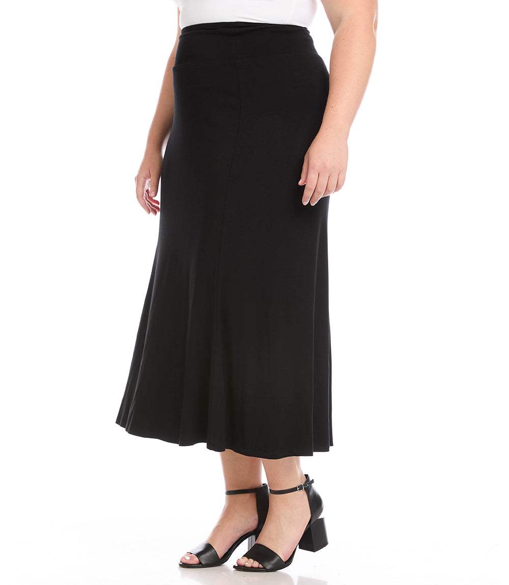 bottom Plus Size Maxi Skirt