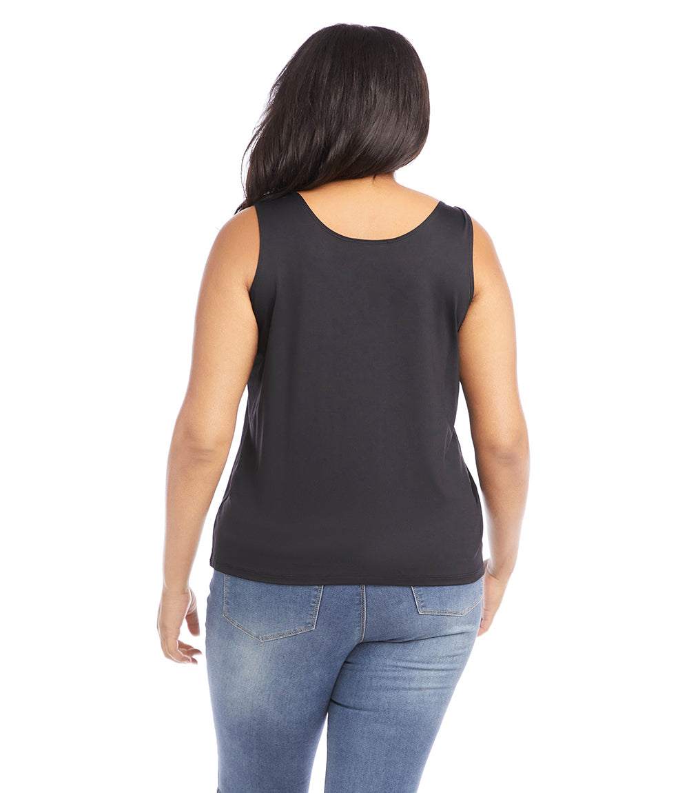 top Plus Size Scoop Tank