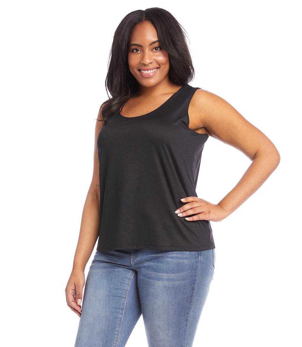 top Plus Size Scoop Tank