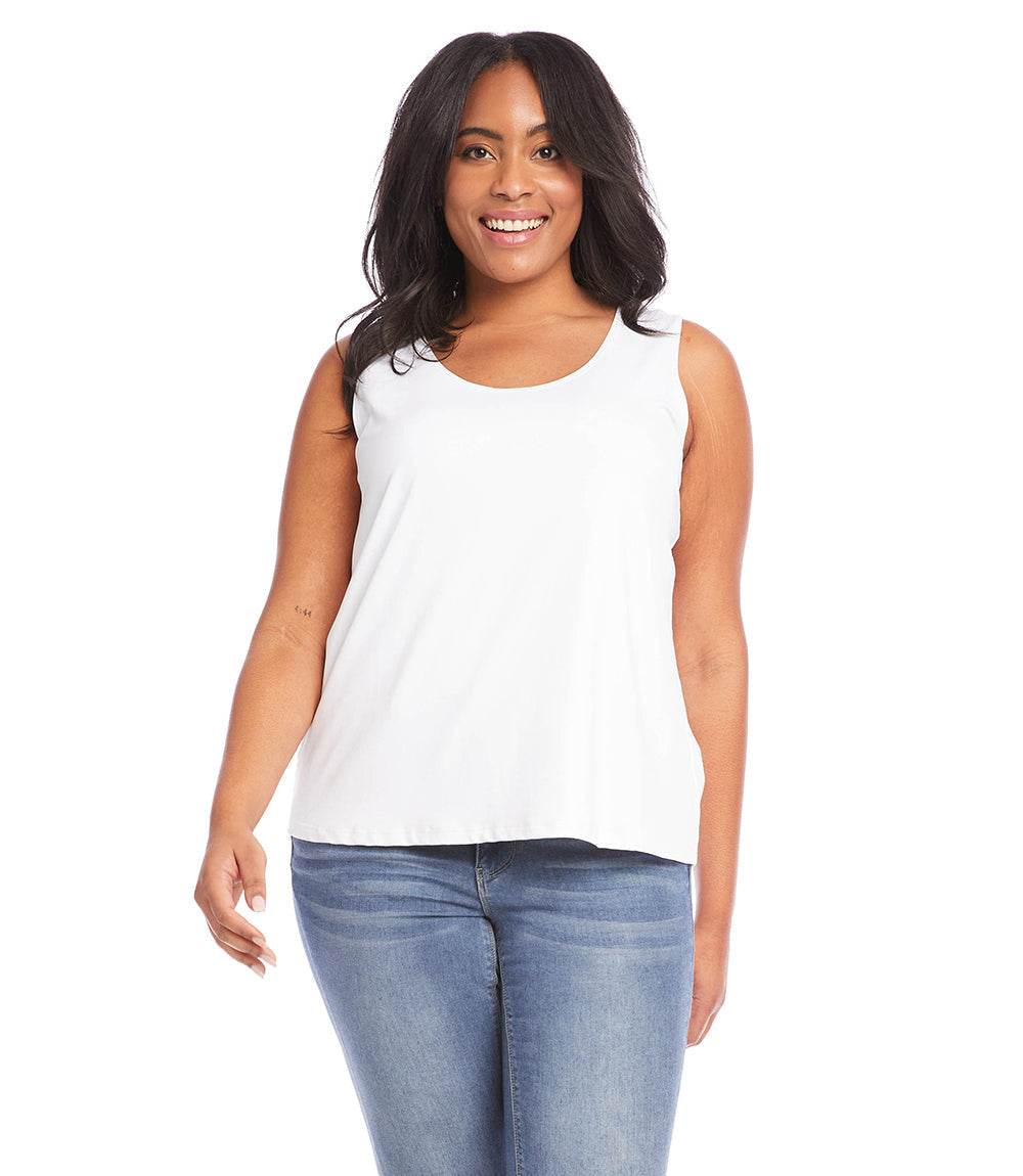 top Plus Size Scoop Tank