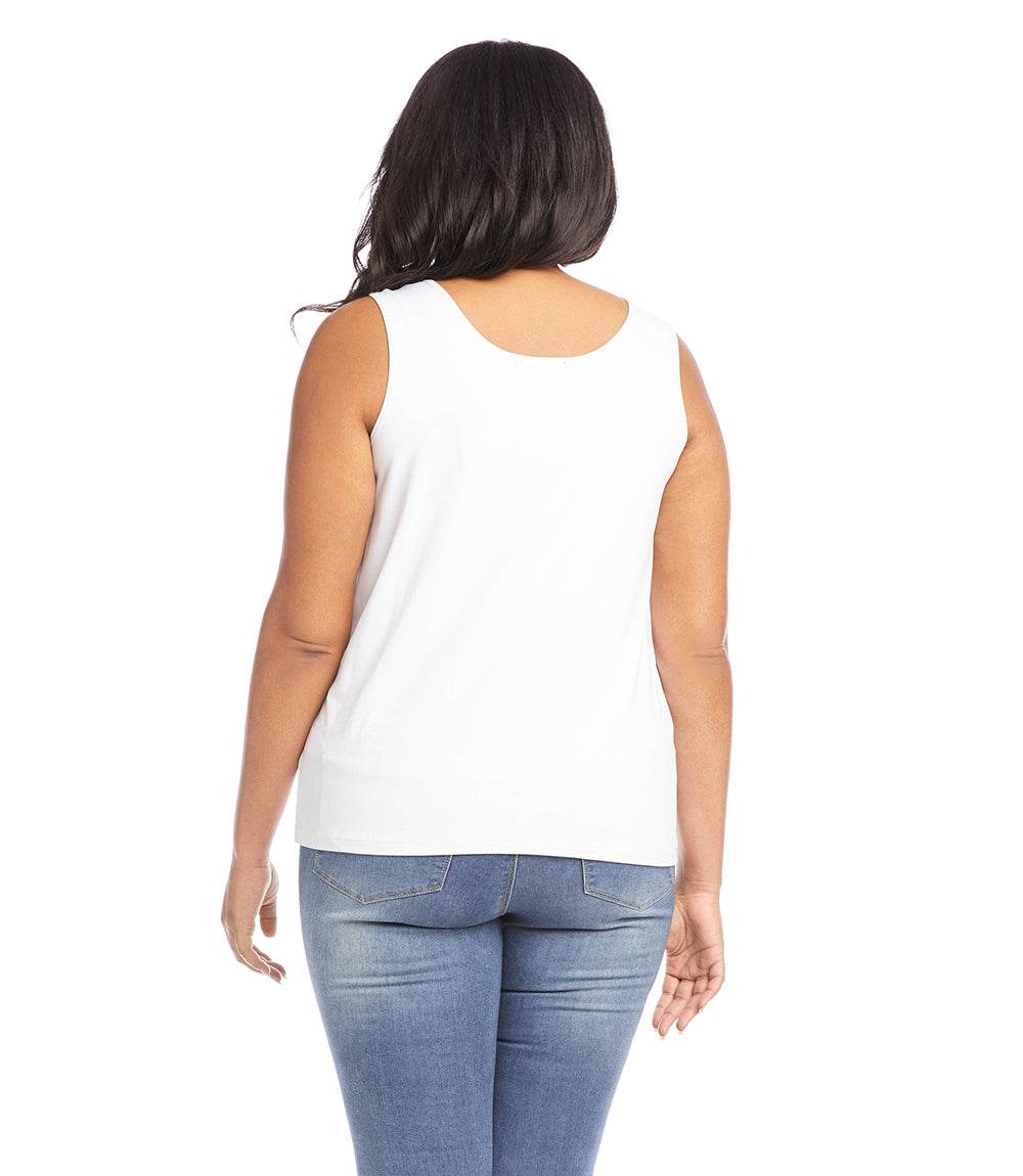 top Plus Size Scoop Tank