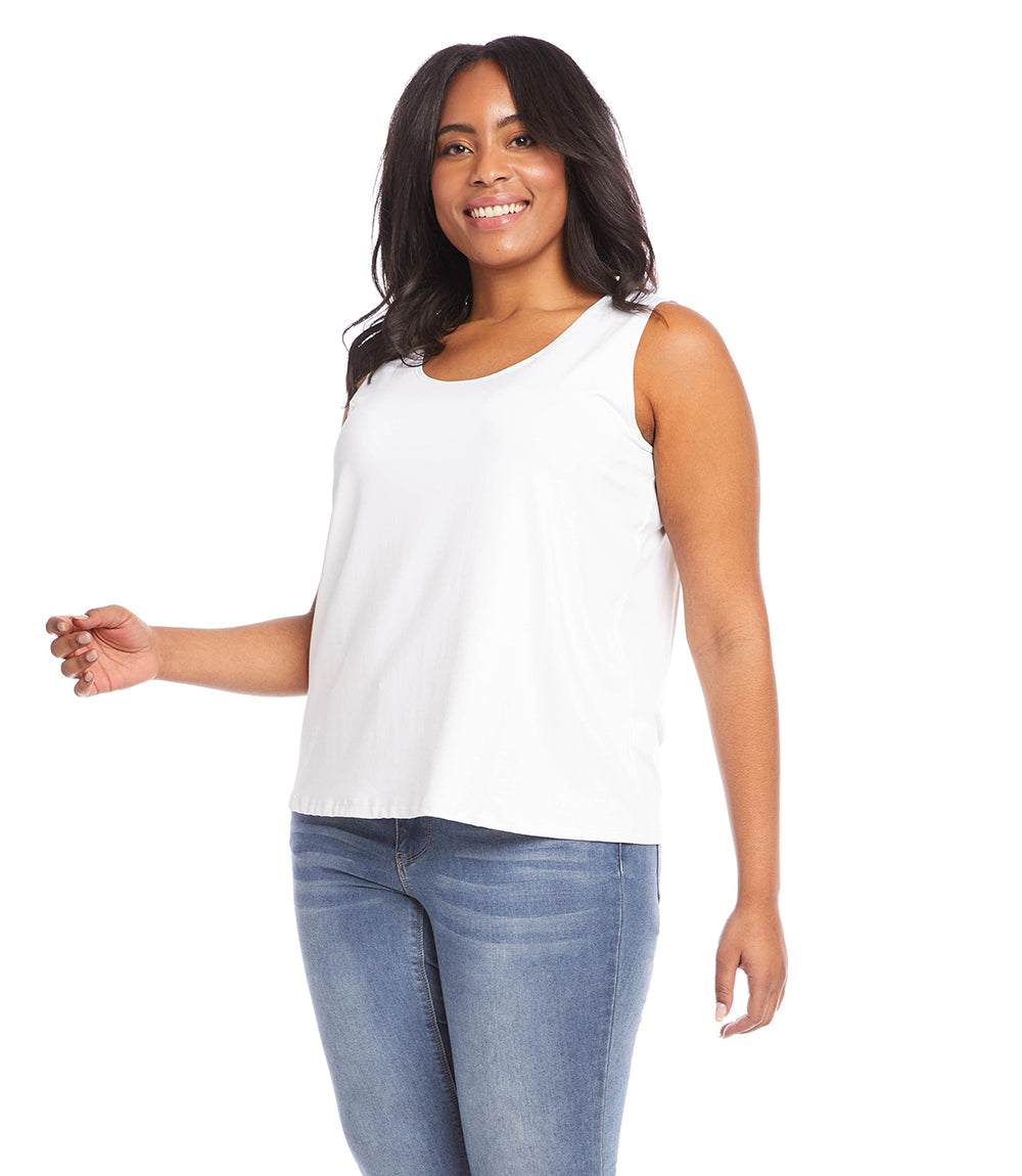 top Plus Size Scoop Tank