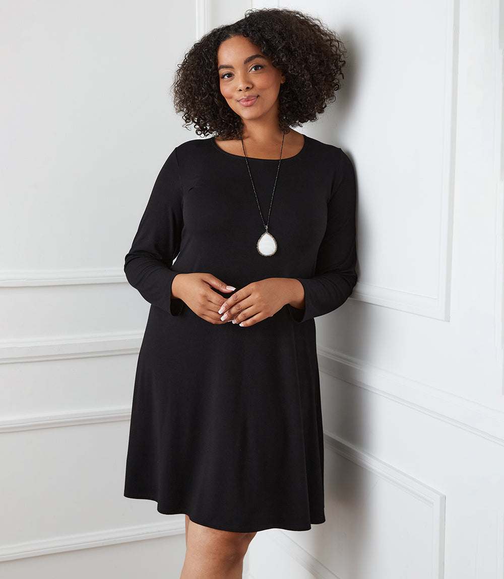 dress Plus Size Long Sleeve Maggie Dress