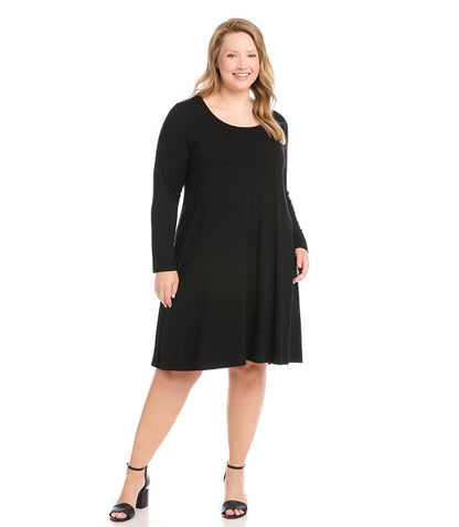 dress Plus Size Long Sleeve Maggie Dress