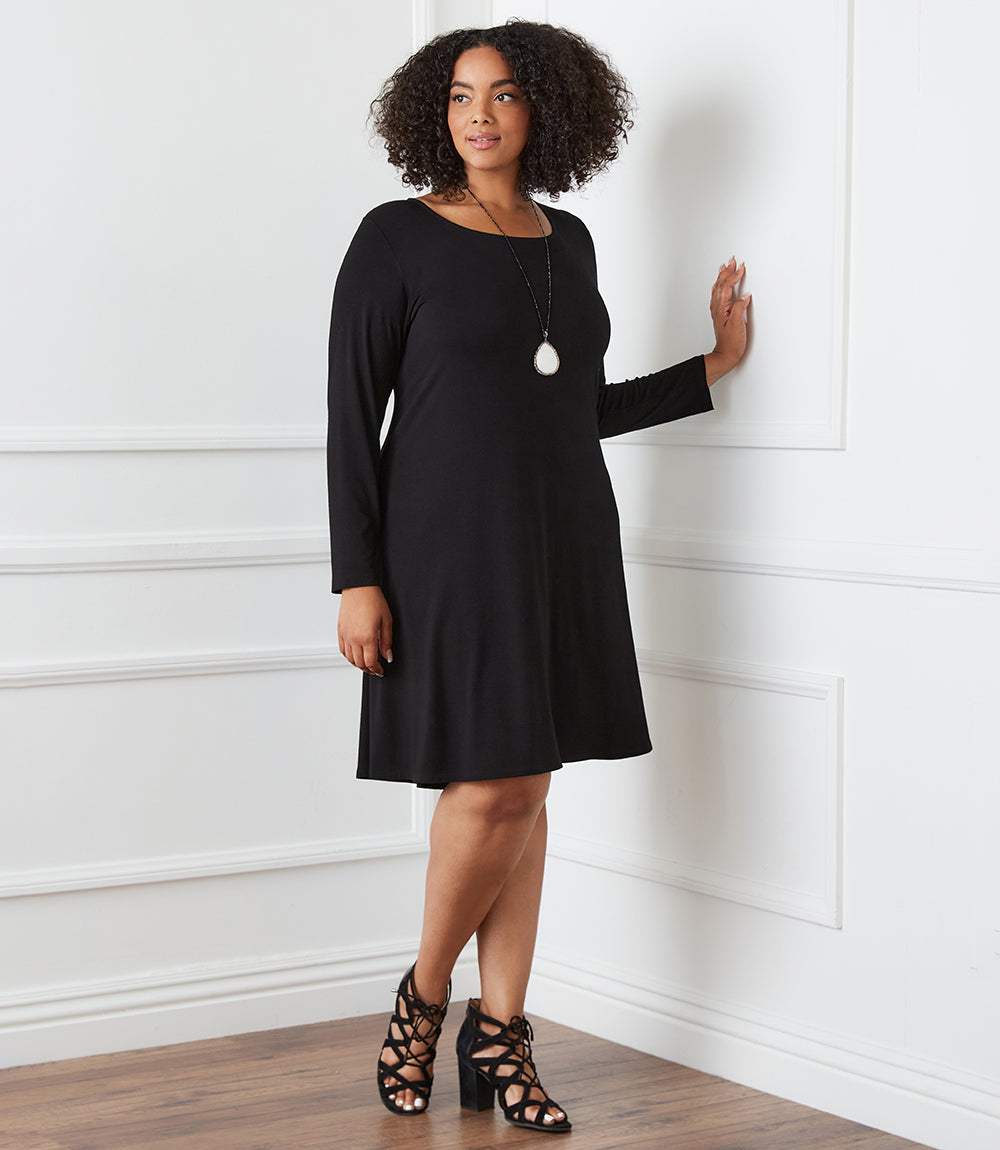 dress Plus Size Long Sleeve Maggie Dress