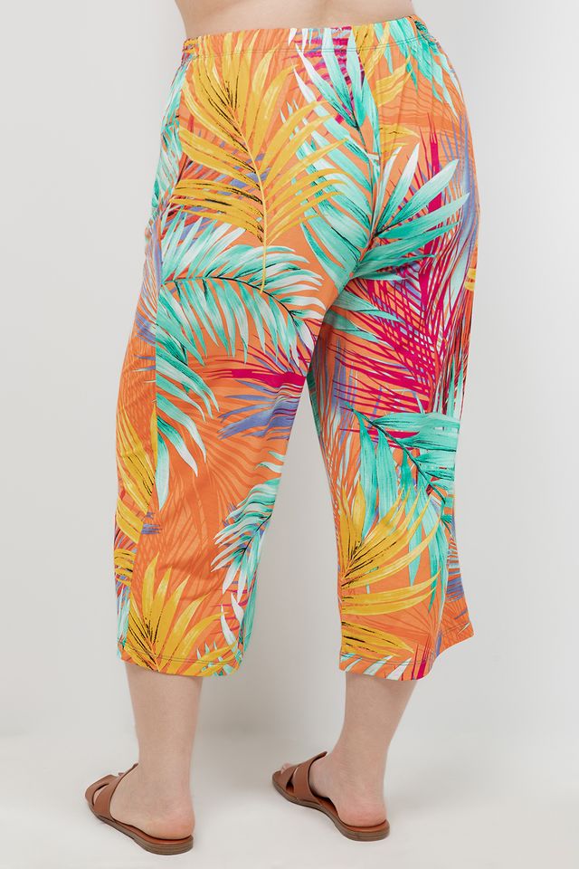 Pants Vikki Vi Jersey Warm Tropics Crop Pants