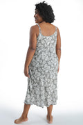 La Cera Spaghetti Strap Sage Gown