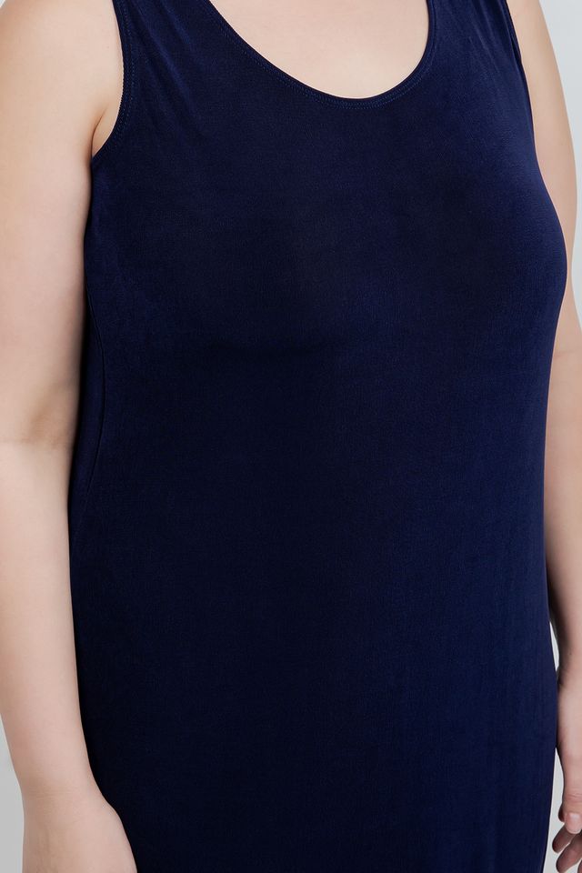 Dresses Vikki Vi Classic Navy Maxi Tank Dress