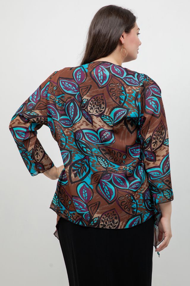 Jackets Vikki Vi Brown Figgy Swing Cardigan