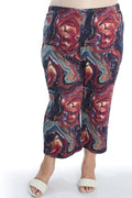 Vikki Vi Ribbed Marble Crop Pant