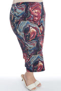 Vikki Vi Ribbed Marble Crop Pant