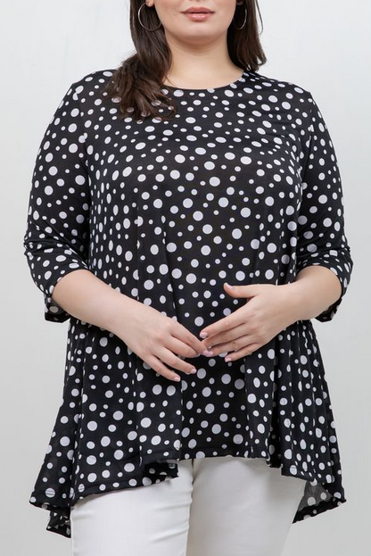 Tops Vikki Vi Jersey Night Sky Pocket Swing Tunic
