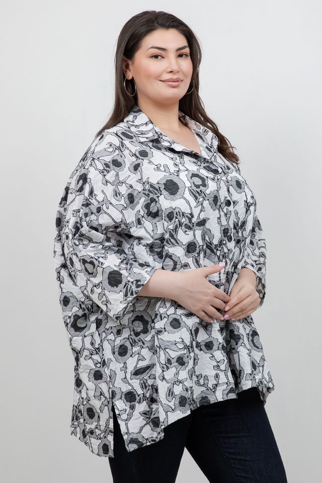 Tops Flower Big Shirt