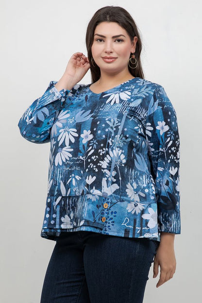 Tops Marguerite V neck Top