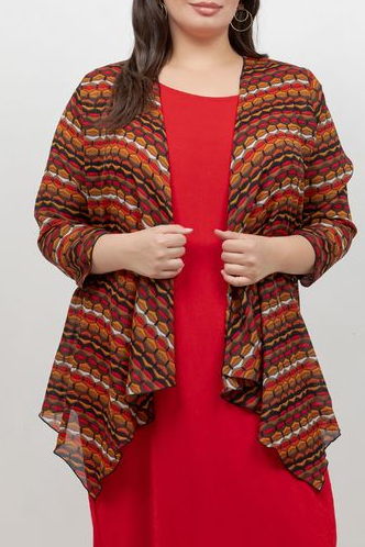 Jackets Vikki Vi Spice Deco Swing Cardigan