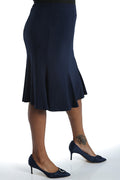 Vikki Vi Jersey Navy Flip Skirt