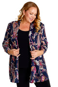 Vikki Vi Jersey Morocco Long Kimono Jacket