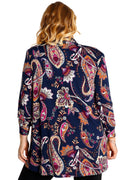 Vikki Vi Jersey Morocco Long Kimono Jacket