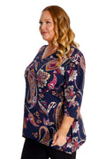Vikki Vi Jersey Morocco Sharkbite Tunic