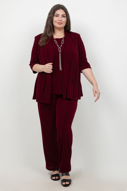 Vikki Vi Classic Shiraz Petite Pull-On Pant