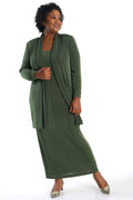 Vikki Vi Classic Olive Long Kimono Jacket