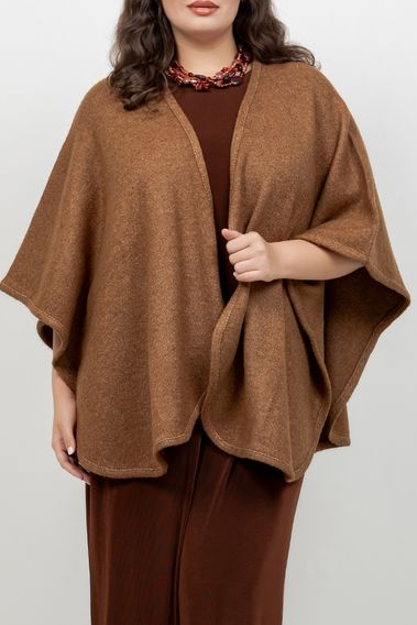 Karen Kane Camel Shawl Sweater