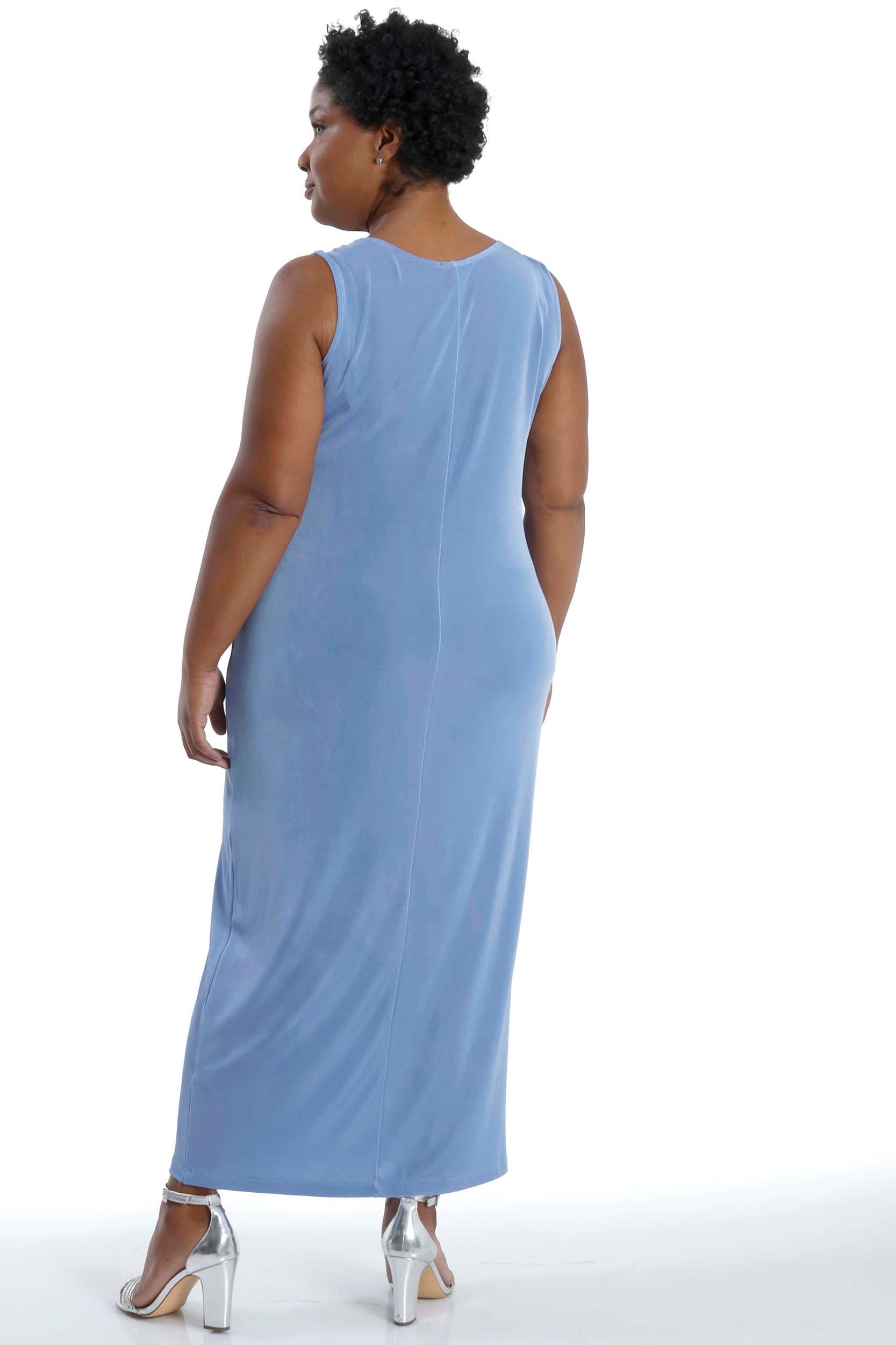 Dresses Vikki Vi Classic Powder Blue Maxi Tank Dress