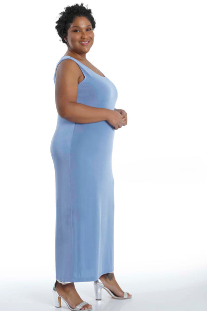 Dresses Vikki Vi Classic Powder Blue Maxi Tank Dress