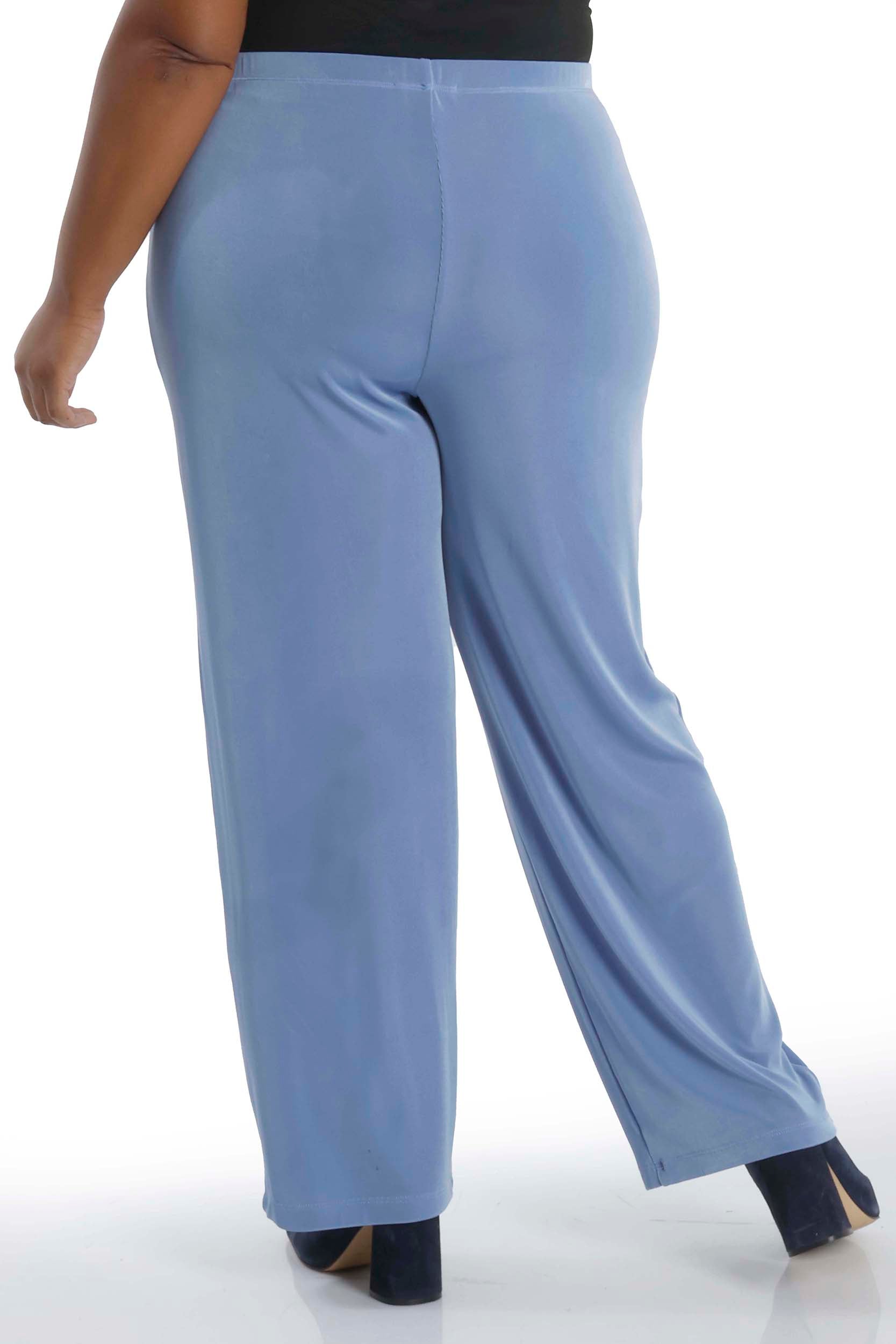 Pants Vikki Vi Classic Powder Blue Pull on Pant