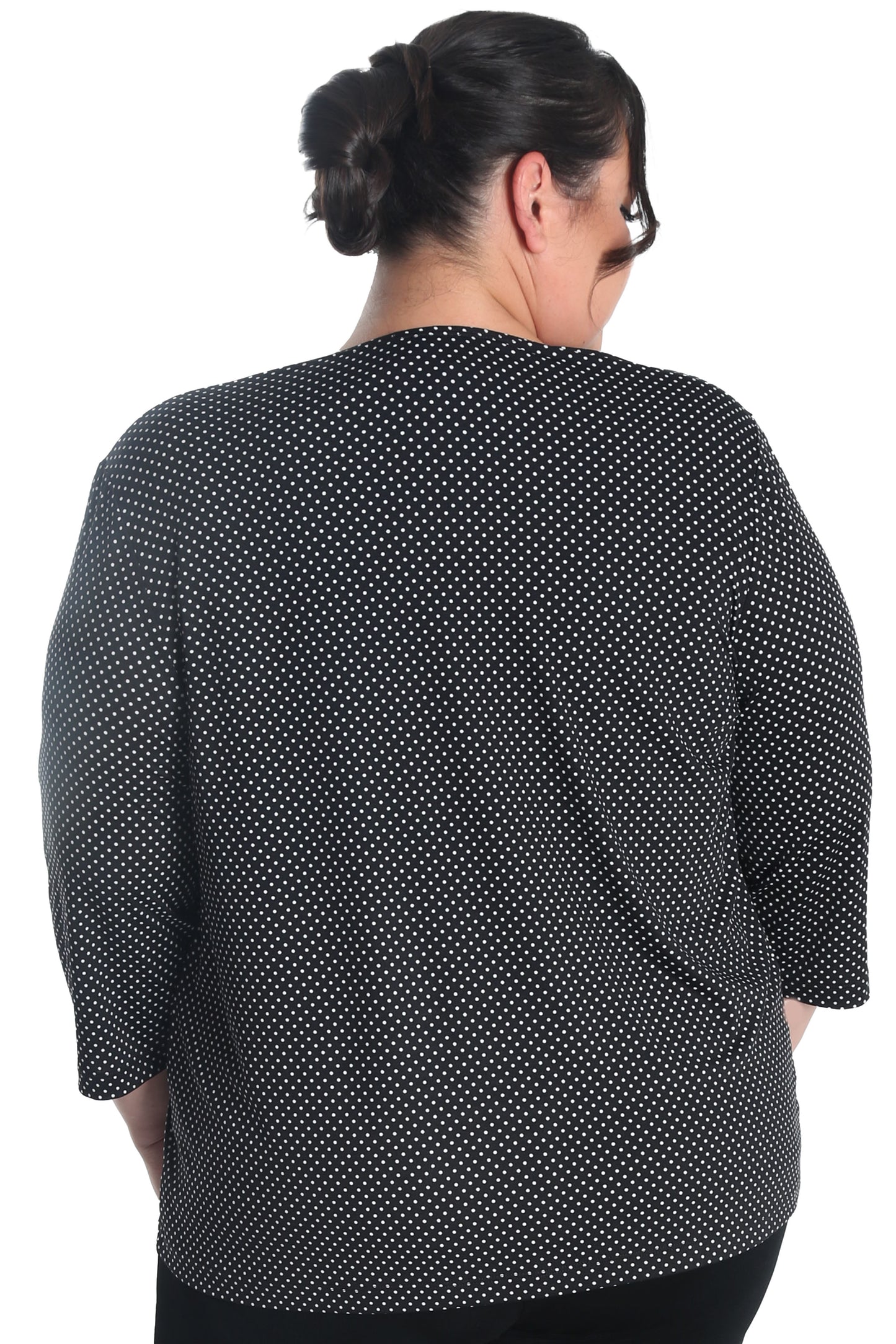 Jackets Vikki Vi Jersey Black Mini Dot Cardigan