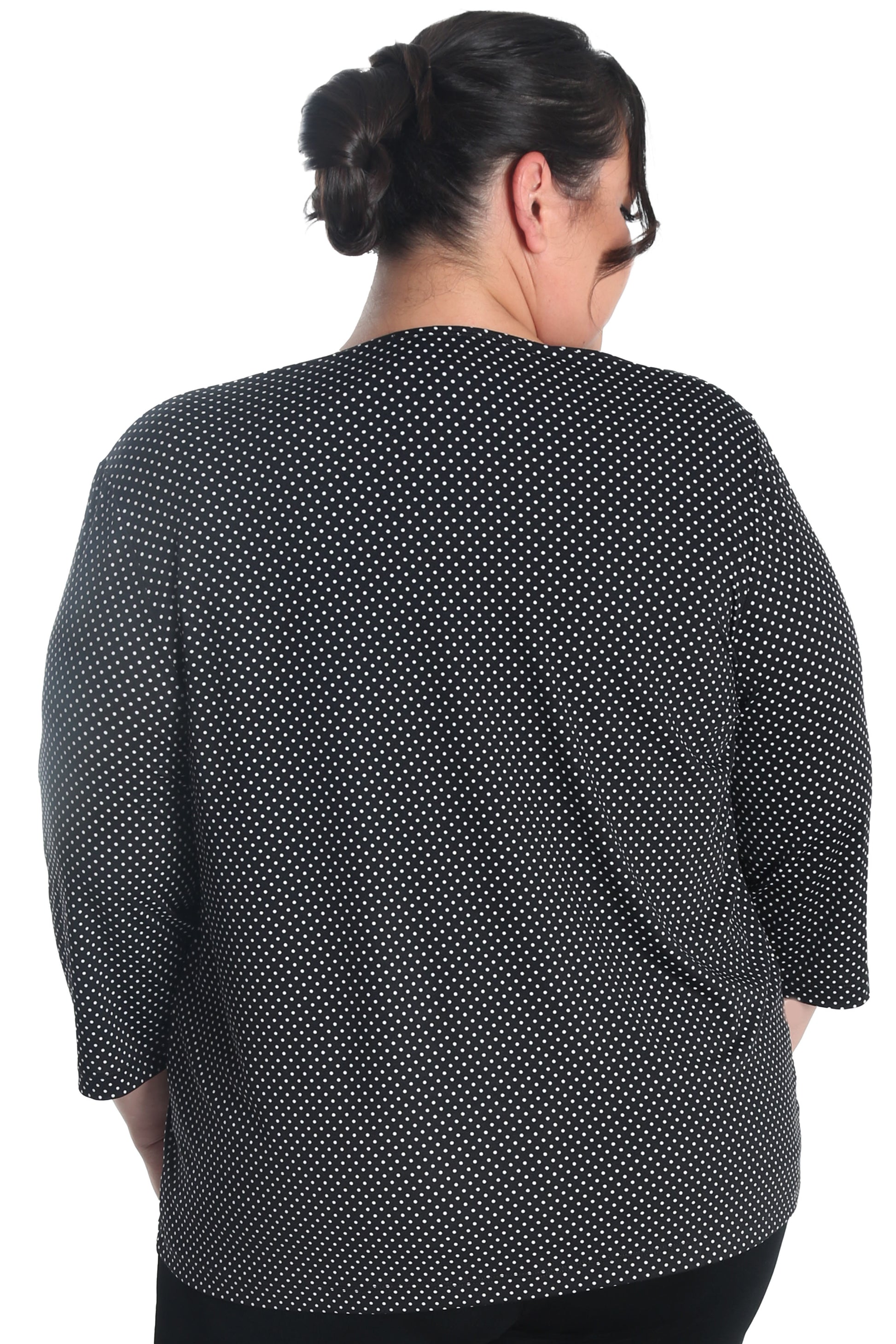 Jackets Vikki Vi Jersey Black Mini Dot Cardigan