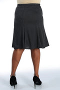 Vikki Vi Jersey Black Mini Dot Flip Skirt