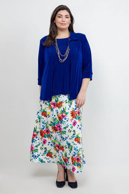 Skirts Vikki Vi Jersey Spring Floral Maxi Skirt