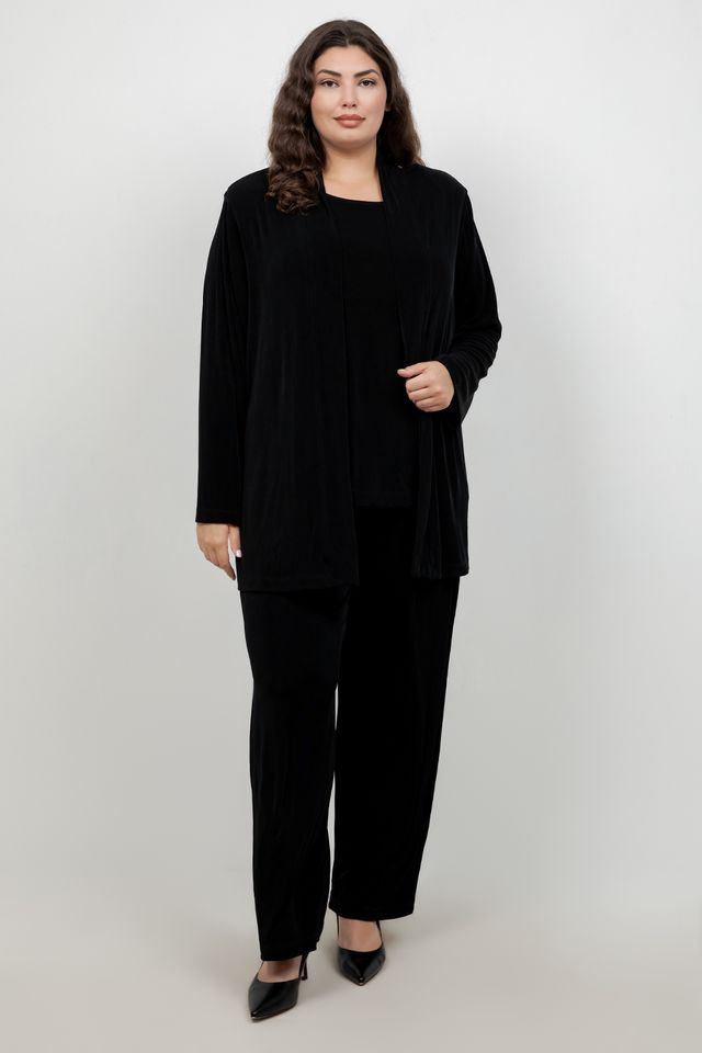 Vikki Vi Classic Black Kimono Jacket