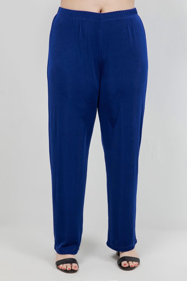 Pants Vikki Vi Classic Royal Blue Pull on Pant