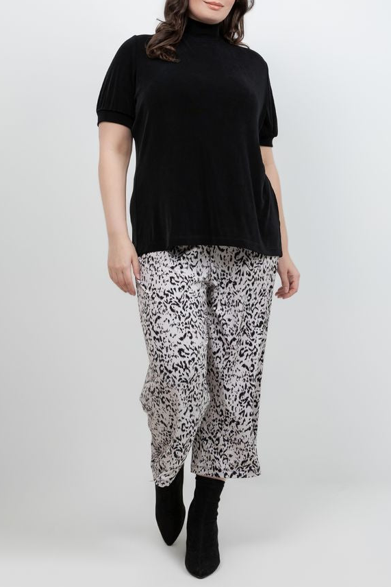 Pants Vikki Vi Jersey Dust Cheetah Crop Pants