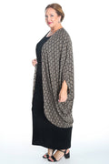 Vikki Vi Diamond Tribal Duster Length Cocoon