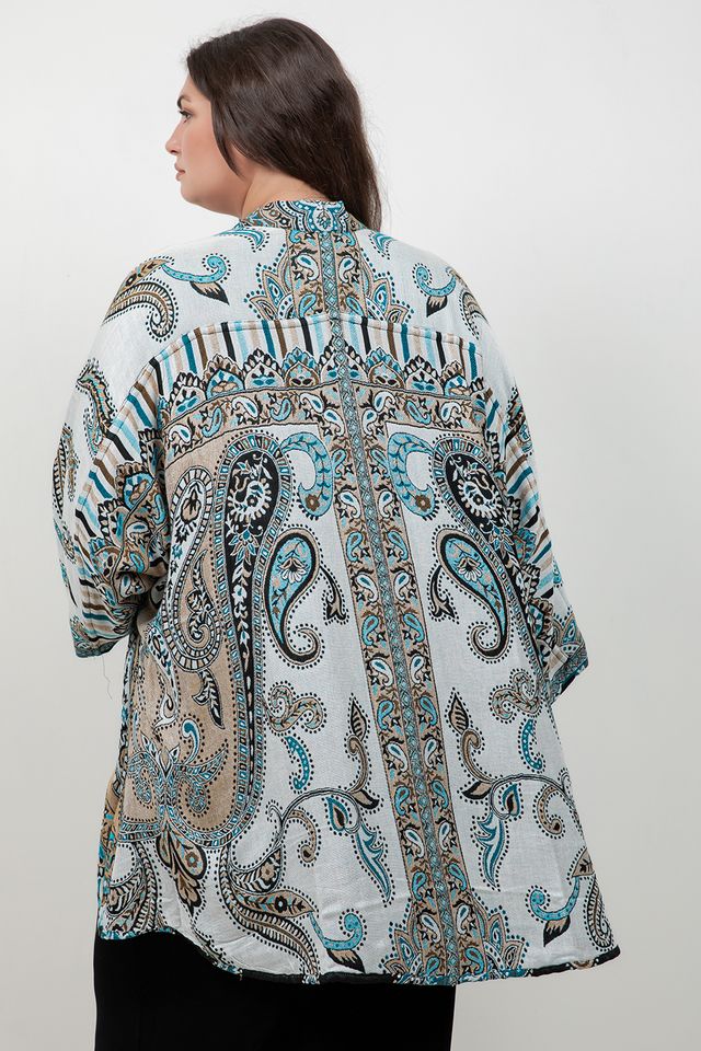 Jackets BOK Style Turquoise Cape