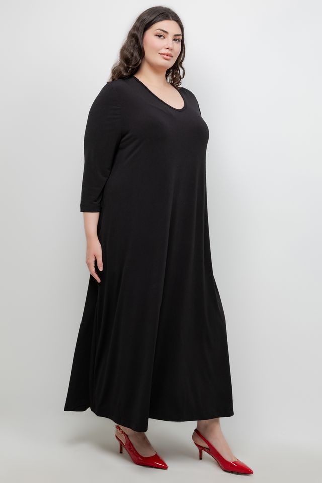 Dresses Vikki Vi Jersey Black V Neck Pocket Dress