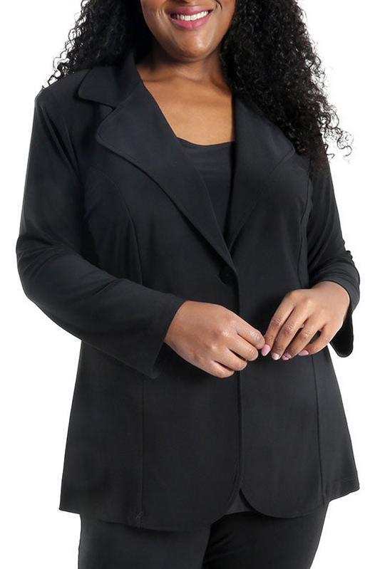 Jackets Vikki Vi Jersey Black Blazer