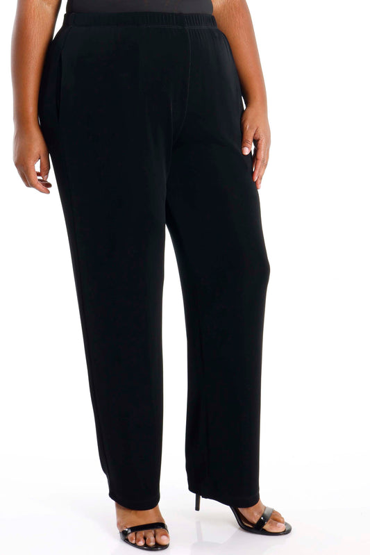 Pants Vikki Vi Classic Black Petite Pull on Pant with Pockets