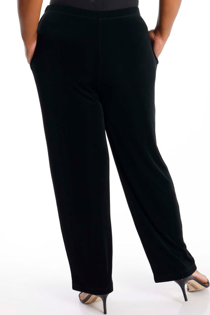 Pants Vikki Vi Classic Black Petite Pull on Pant with Pockets