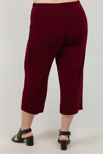 Vikki Vi Classic Shiraz Crop Pant