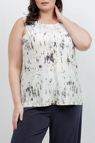 Tops Vikki Vi Jersey Butter Haze Tank